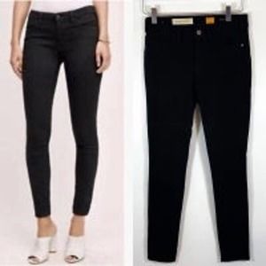Anthropologie Pilcro and the letterpress Serif black skinny leggings jeans sz 27